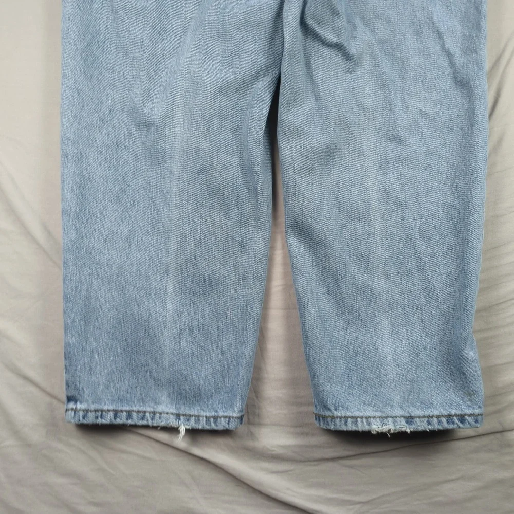 Levis Jeans Mens 38x29 Blue 560‎ Loose Tapered Relaxed Baggy Light Wash